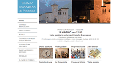 Desktop Screenshot of castellobrancaleoni.it